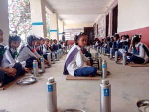 Healthy meals and water bottles- AITYS